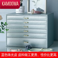 KAMIXIWA大容量欧式公主韩国首饰盒木质珠宝箱首饰品收纳盒礼物女