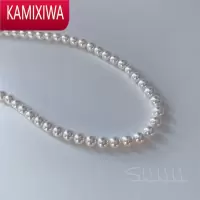 KAMIXIWASHHH/整体包金fever施水晶珍珠项链简约轻奢复古气质
