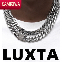 KAMIXIWAxxxtentacion 45cm立体切割古巴颈链锁骨链嘻哈项链Cuban choker