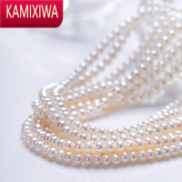 KAMIXIWA香港 婷栩 淡水近正圆小珍珠项链时尚年轻款珍珠锁骨颈链女