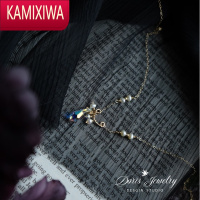 KAMIXIWA《汉娜》奥地利水晶吊坠珍珠项链女轻奢小众设计感高级秋冬高级感