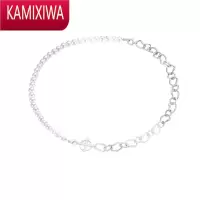 KAMIXIWA景甜徐璐圆环珍珠项链女链条拼接百搭锁骨链轻奢小众潮