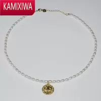 KAMIXIWA希腊恶魔之眼珍珠项链 我们的婚姻白百何银饰