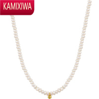 KAMIXIWA巴洛克淡水珍珠项链轻奢小众2022年新款设计感锁骨链女高级感颈链