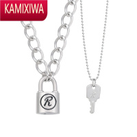 KAMIXIWASid南京锁项链朋克R锁 NANA punk莲毛衣链男小众设计感