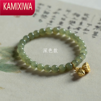 KAMIXIWA两世欢 | 步步莲花和田玉晴水手链手串民族风女抖音质感