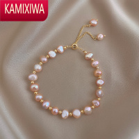 KAMIXIWA淡水珍珠可调节手链女气质时尚小众设计手镯轻奢高级感手饰品