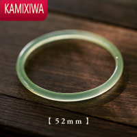 KAMIXIWA冰玉髓手镯叮当镯女细条一对古风简约玛瑙镯子
