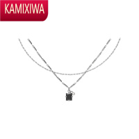 KAMIXIWA景甜]设计风中维纳斯可拆卸宝石双层项链送女友