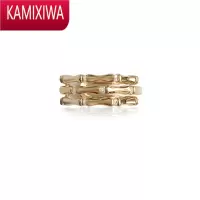 KAMIXIWALHWindsor温莎珠宝韧竹竹节复古金戒指欧美小众指环高级感冷淡风