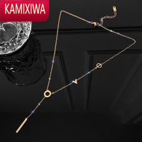 KAMIXIWA情人节礼物]香港设计师] 2022年新款夏季轻奢小众项链女