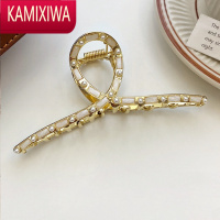 KAMIXIWA2022年新款发卡抓夹女网红后脑勺大号鲨鱼发夹子2021高级感头发饰