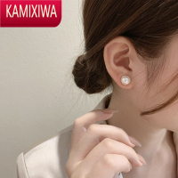 KAMIXIWA珍珠耳夹无耳洞女无痛吸力强磁铁耳饰2022年新款潮小众高级感耳环