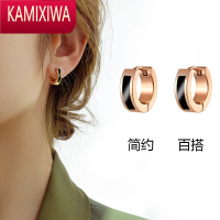 KAMIXIWA耳环女夏小众设计感高级轻奢耳饰2022年新款潮银防过敏耳扣小巧
