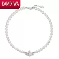 KAMIXIWANANA西太后土星珍珠项链女潮INS朋克锁骨链520送女友