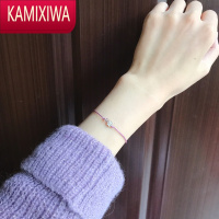 KAMIXIWA樱ちゃん 气质优雅银樱花花朵玛瑙手链脚链闺蜜女友礼物