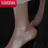 KAMIXIWA蛇骨链脚链女2021新款潮网红ins小众设计高级感脚踝森系简约气质