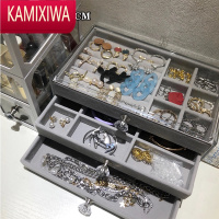 KAMIXIWA土豪超大号手饰品首饰收纳盒透明塑料耳环耳钉发手表手镯礼物盒子