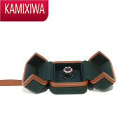KAMIXIWA2022欧式双开珠宝盒彩宝钻石戒指项链手链盒子翡翠玉石首饰收纳盒