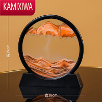 KAMIXIWA创意流沙画摆件艺术沙漏办公室装饰品酒柜电视柜轻奢生日礼物