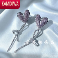 KAMIXIWA520礼物何珠宝乔欣告白气球独角兽蝴蝶结耳环耳挂耳钉耳夹