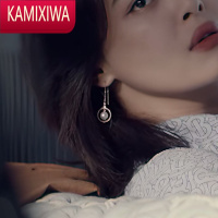 KAMIXIWA输赢骆伽辛芷蕾珍珠耳环女2022新款潮高级感轻奢气质耳饰耳线