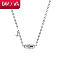 KAMIXIWA设计师胶囊情侣项链一对小众设计感锁骨链送男女友情人节礼物