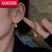 KAMIXIWA迷人魅力~ 轻奢闪耀镶钻耳钉女2022新款潮精致小巧优雅耳环