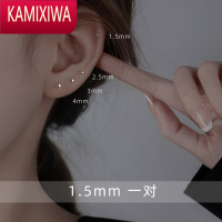 KAMIXIWA999银耳钉养耳洞耳环女夏小众简约ins冷淡风养耳洞圆珠子耳骨钉