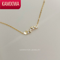 KAMIXIWA旁白jewelry「是心动阿」银爱心项链夏轻奢小众精致锁骨链女