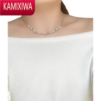 KAMIXIWA甲状腺遮疤项链淡水珍珠