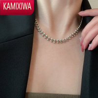 KAMIXIWA5.19小宝上新s银独特龙骨毛衣项链女高级设计感小众冷淡风