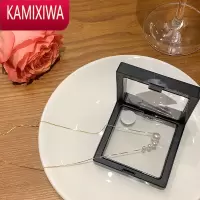 KAMIXIWA韩国珍珠项链女夏季锁骨链高级感时尚小众设计感颈链简约配饰礼物