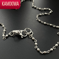 KAMIXIWA小宝S银重工复古小熊石头链毛衣链项链女裸链小众设计感高级