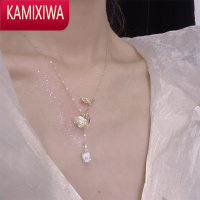 KAMIXIWA2022年新款玫瑰项链轻奢小众ins锁骨链送女友高级设计感百搭配饰