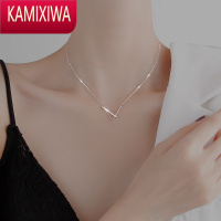 KAMIXIWA几何项链女小众设计感高级银轻奢不掉色冷淡风2021年新款锁骨链