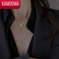 KAMIXIWA项链女银小众设计感高级锁骨链ins轻奢简约首饰潮