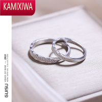 KAMIXIWAGUISU归素 丨穗穗平安戒指情侣款银一对女男小众设计高级感对戒