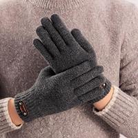 手套 冬季针织毛线触屏加厚保暖开车骑行学生手机游戏男手套