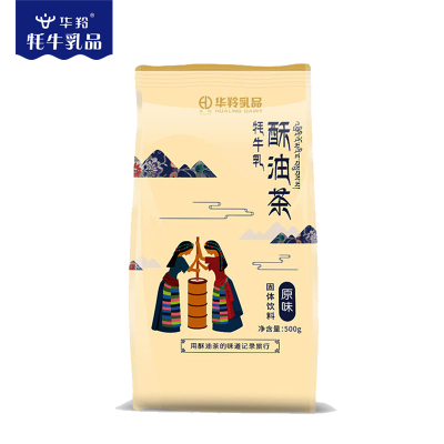 牦牛乳酥油茶500g袋装藏式早茶