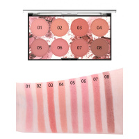 Miss Rose 腮红盘 6色胭脂持久橘色修容自然 blush Blusher