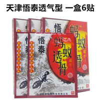 悟泰黑蚂蚁透骨10盒天津蚂蚁透骨贴陕西康泰宛航黑蚂蚁透膏贴发热贴