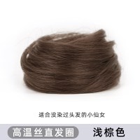 真发发圈丸子头发饰假发女盘发假发圈抓夹古风假发包懒人蓬松美艾菲姿