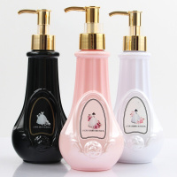 舒服沐浴露爆水身体乳小白裙润体乳小黑裙补水滋润香体小红裙玫瑰浴后wroda