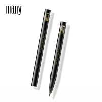 漫野眼线液笔many防水防油汗持久不晕染新手胶软毛极细速干 棕色黑色