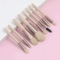 抹茶四季青7支/13支化妆刷套装柔软刷毛散粉刷眼影刷速干美妆工具