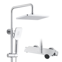 arrow箭牌卫浴家用三功能淋浴花洒卫生间数显喷头套装