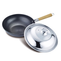 乐仕菲斯 (RSFH)金刚旋风锅RS3203 32cm带盖复底加厚炒锅304不锈钢炒锅不粘可铁铲翻炒-RS3203