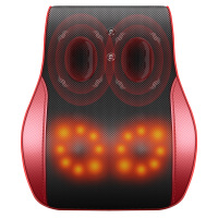 乐尔康 车载按摩器靠背家用揉捏颈椎腰部按摩器车载按摩器按摩枕头靠垫多功能家车两用按摩靠背