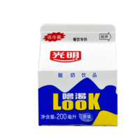 光明酸奶饮品(look)噜渴 原味 200ml/盒